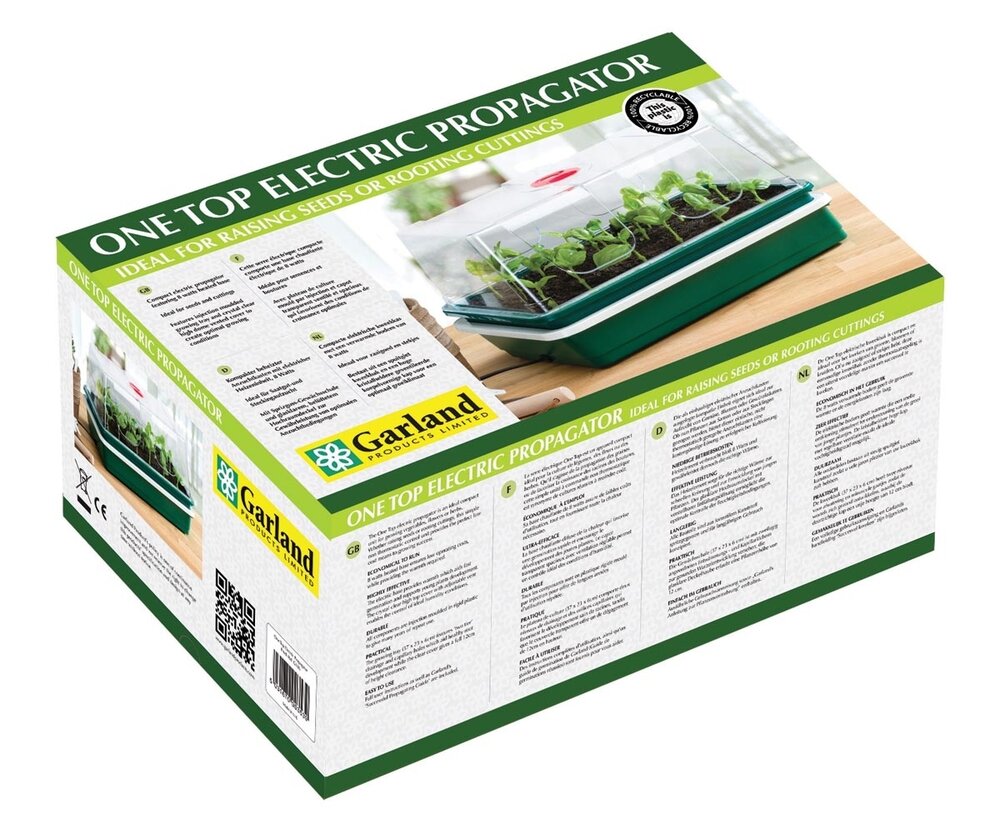 Garland One Top &ndash; Heated Propagator - 38.5 &times; 24 cm